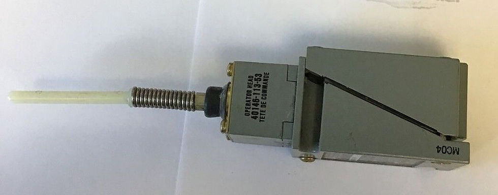 Thumbnail: ALLEN BRADLEY 802T-WSP OILTIGHT LIMIT SWITCH SER.H W/40146-113-53 OPERATOR HEAD