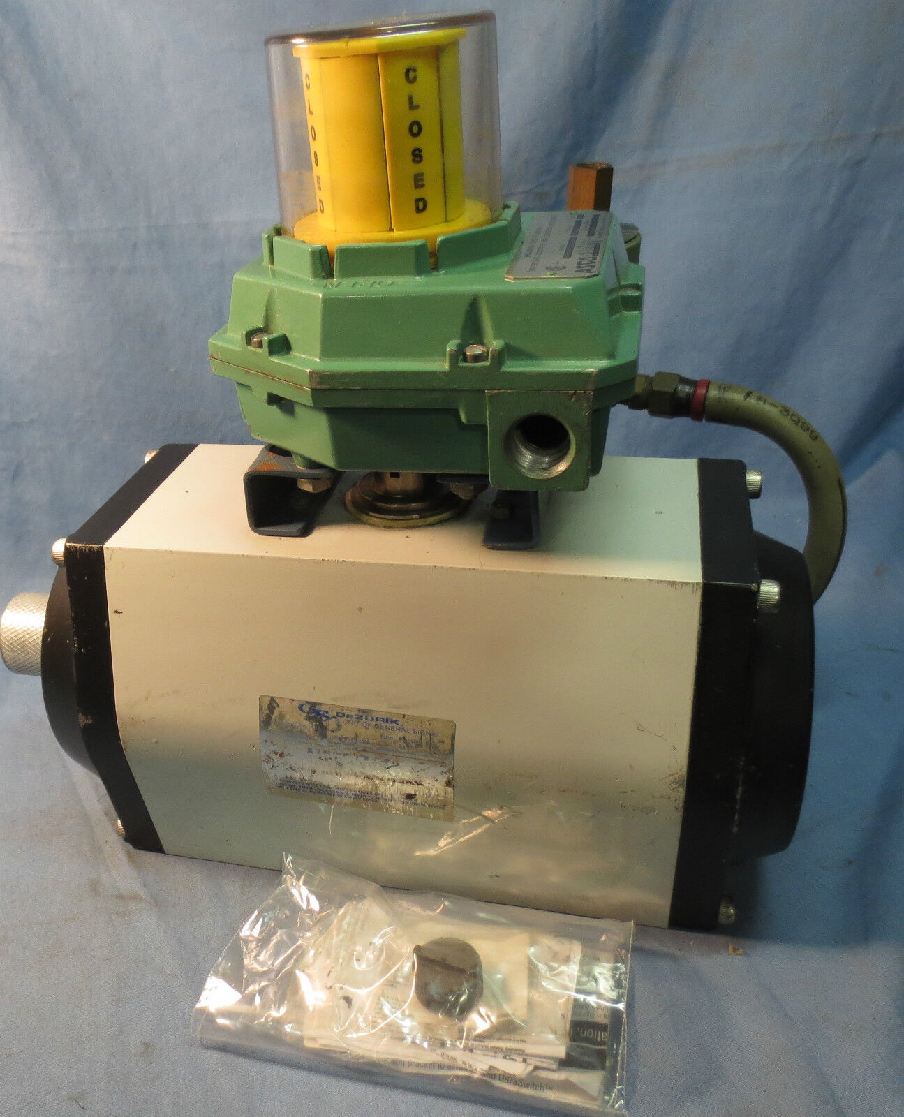DEZURIK ACTUATOR and ASCO L-YCB3A2, 8317G35 VALVES