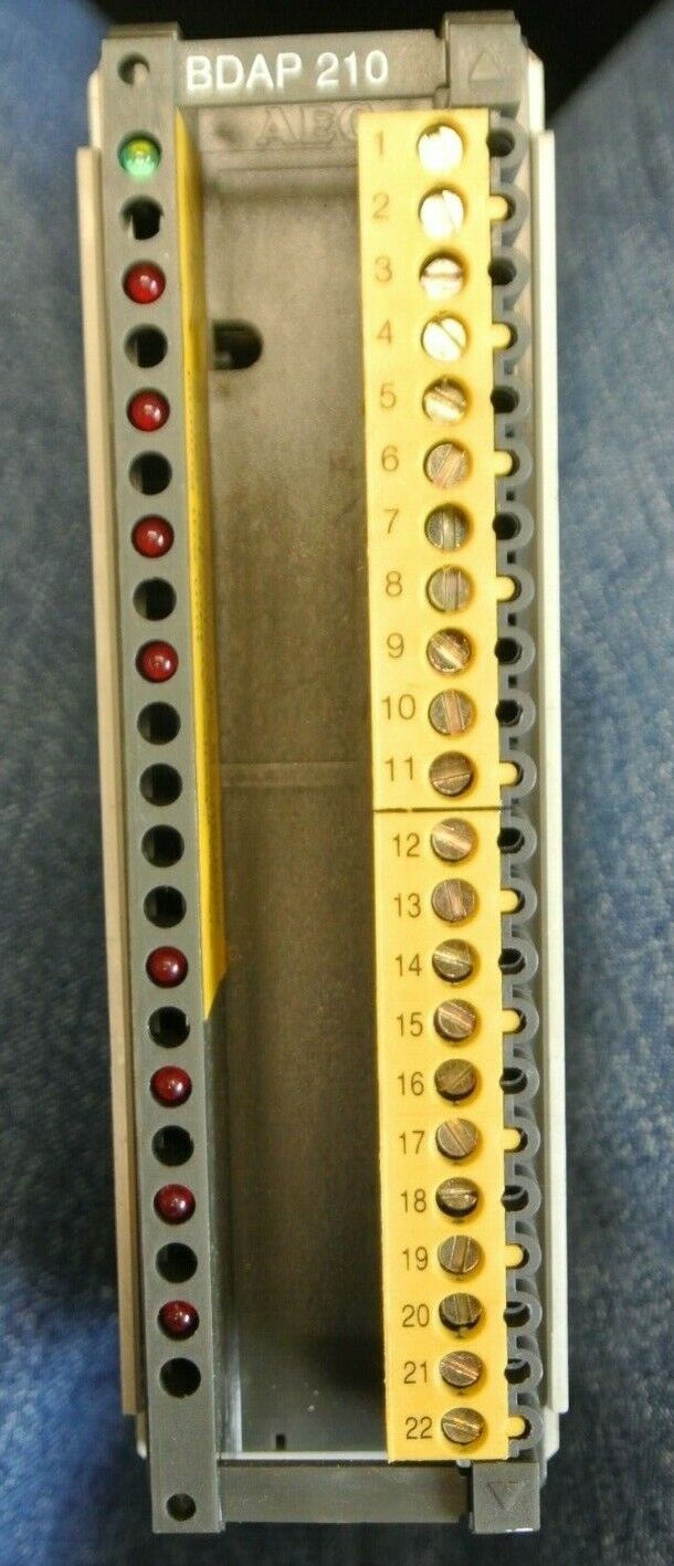 Thumbnail: AEG / SCHNEIDER AS-BDA P-2 10 / AS-BDAP-210 / 8PT OUTPUT MODULE 24-230VAC