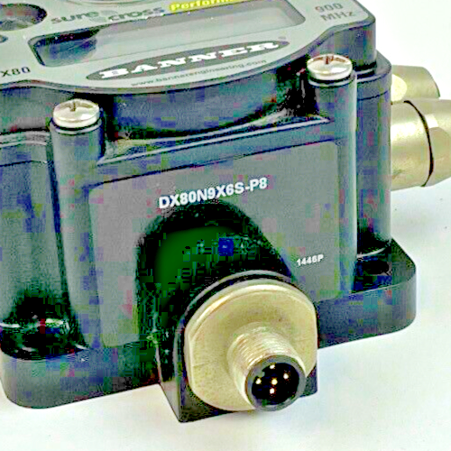 Thumbnail: BANNER DX80N9X6S-P8 SURE CROSS PERFORMANCE 900MHZ NODE WITH ANTENNA