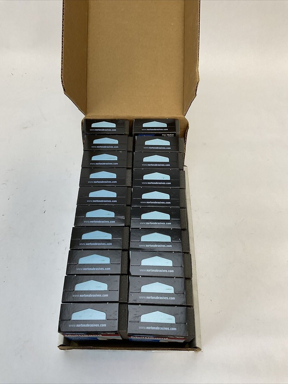 Thumbnail: NORTON 49502 MULTISAND SMALL AREA SANDING SPONGE 4"X2-3/4"X1" MEDIUM (LOT OF 20)