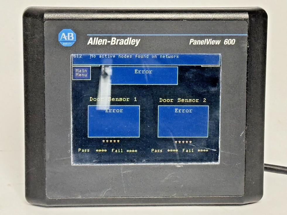 ALLEN-BRADLEY - 2711-T6C9L1 SER. B FRN: 4.43 - PANELVIEW 600 - 6" TOUCHSCREEN