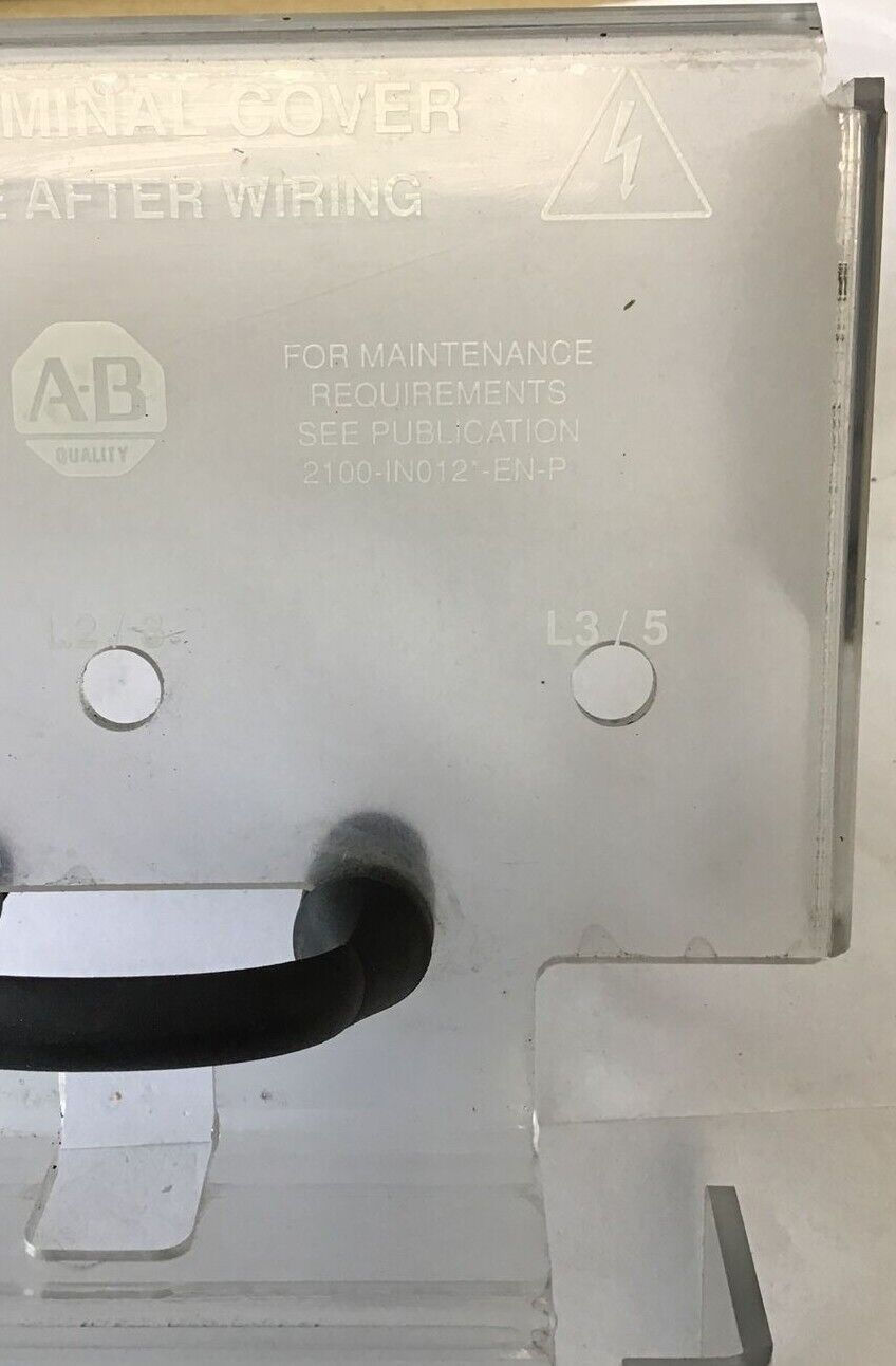 Thumbnail: ALLEN BRADLEY 1495-N81 LINE TERMINAL COVER