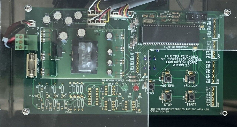 Thumbnail: FUJITSU THREE PHASE AC INDUCTION COMPRESSOR SPACE VECTOR PWM CONTROL DEMONSTRATI