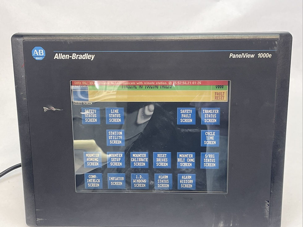 ALLEN BRADLEY 2711E-T10C6 SER D REV E FRN 5.16 PANELVIEW 1000E 115-230VAC 70W