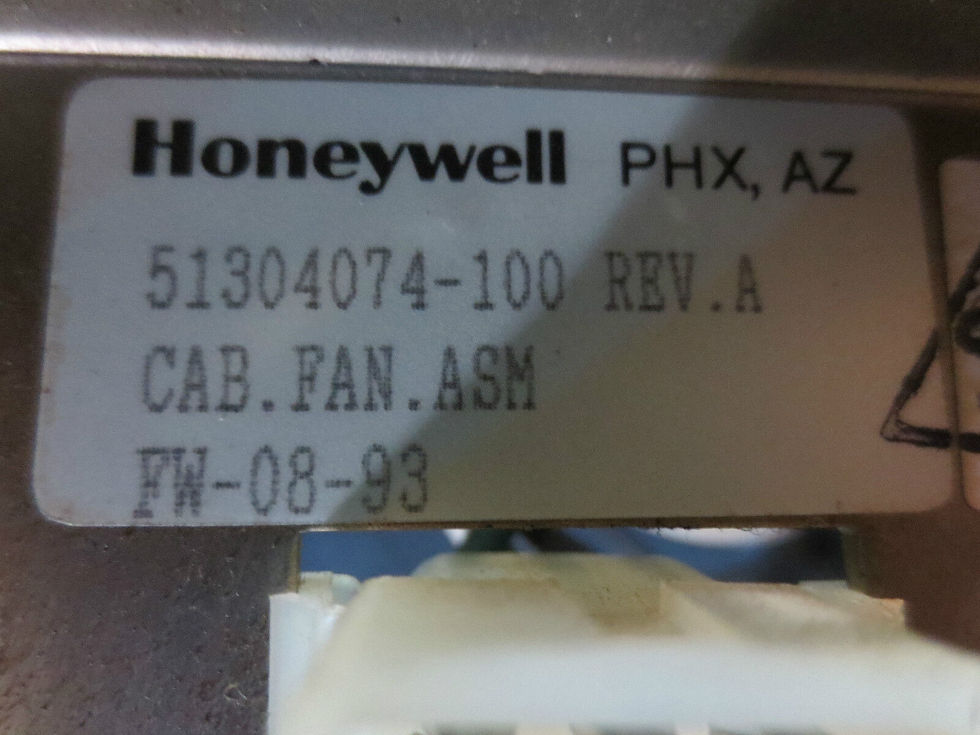 Thumbnail: HONEYWELL 51304074-100 Rev. A, CABINET FAN ASSEMBLY - DUAL FANS