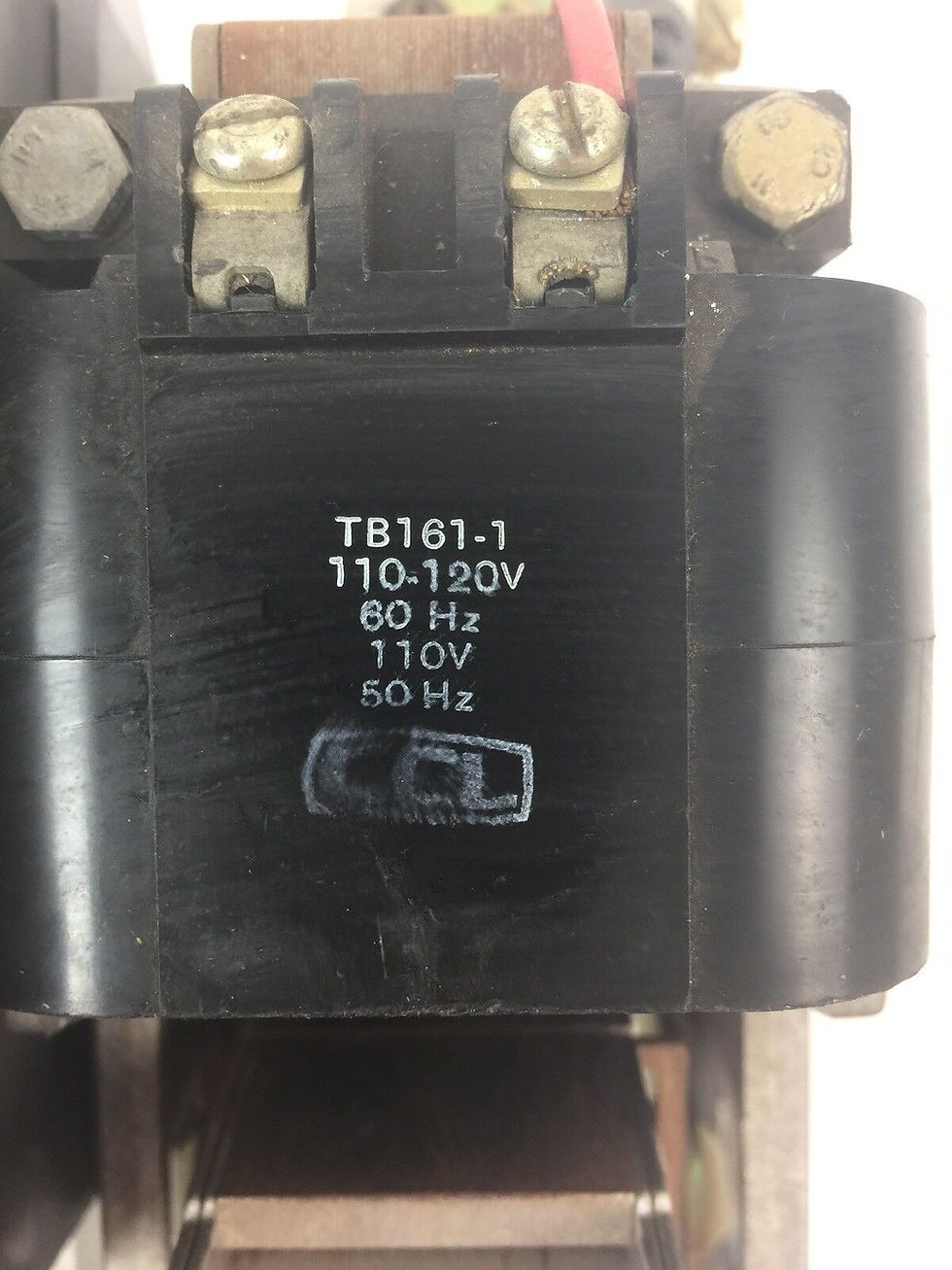 Thumbnail: SYLVANIA T77U035 CONTACTOR 600VAC SIZE 5 TYPE TM  TB161-1 COIL 110-120V 60HZ