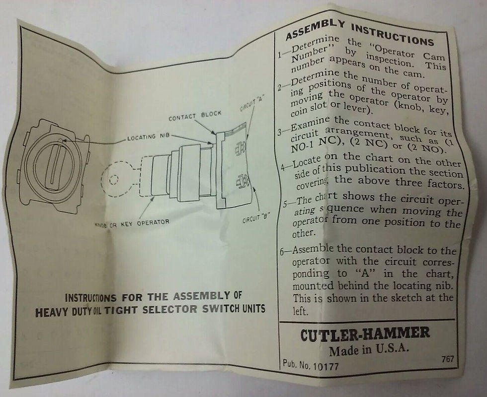 Thumbnail: CUTLER HAMMER, 10250T1425, 10250T, OIL-TIGHT OPERATOR PUSH BUTTON LINE, CAM 5