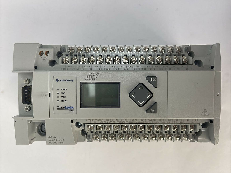 ALLEN BRADLEY 1766-L32BWA MICROLOGIX 1400 CONTROLLER SER B REV A FRN 10 24VDC