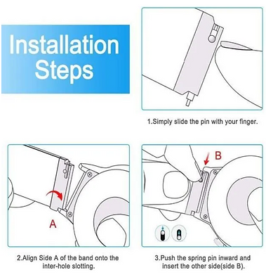 This is how you should change the bands on your Florella depending on your activity or your outfit, for your life on the go.