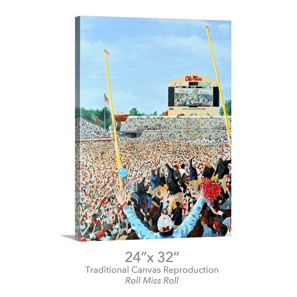Thumbnail: ROLL MISS ROLL - CANVAS  REPRODUCTION