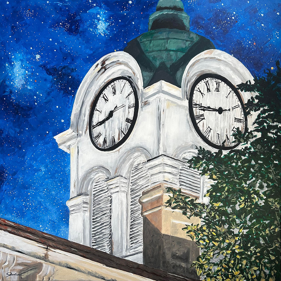 Thumbnail: ON THE SQUARE, BENEATH STARRY SKIES LIMITED EDITION PRINT