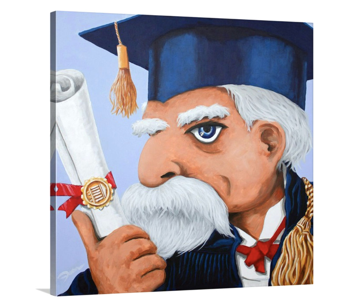 COLONEL GRAD - 24" x 24" Canvas Reproduction