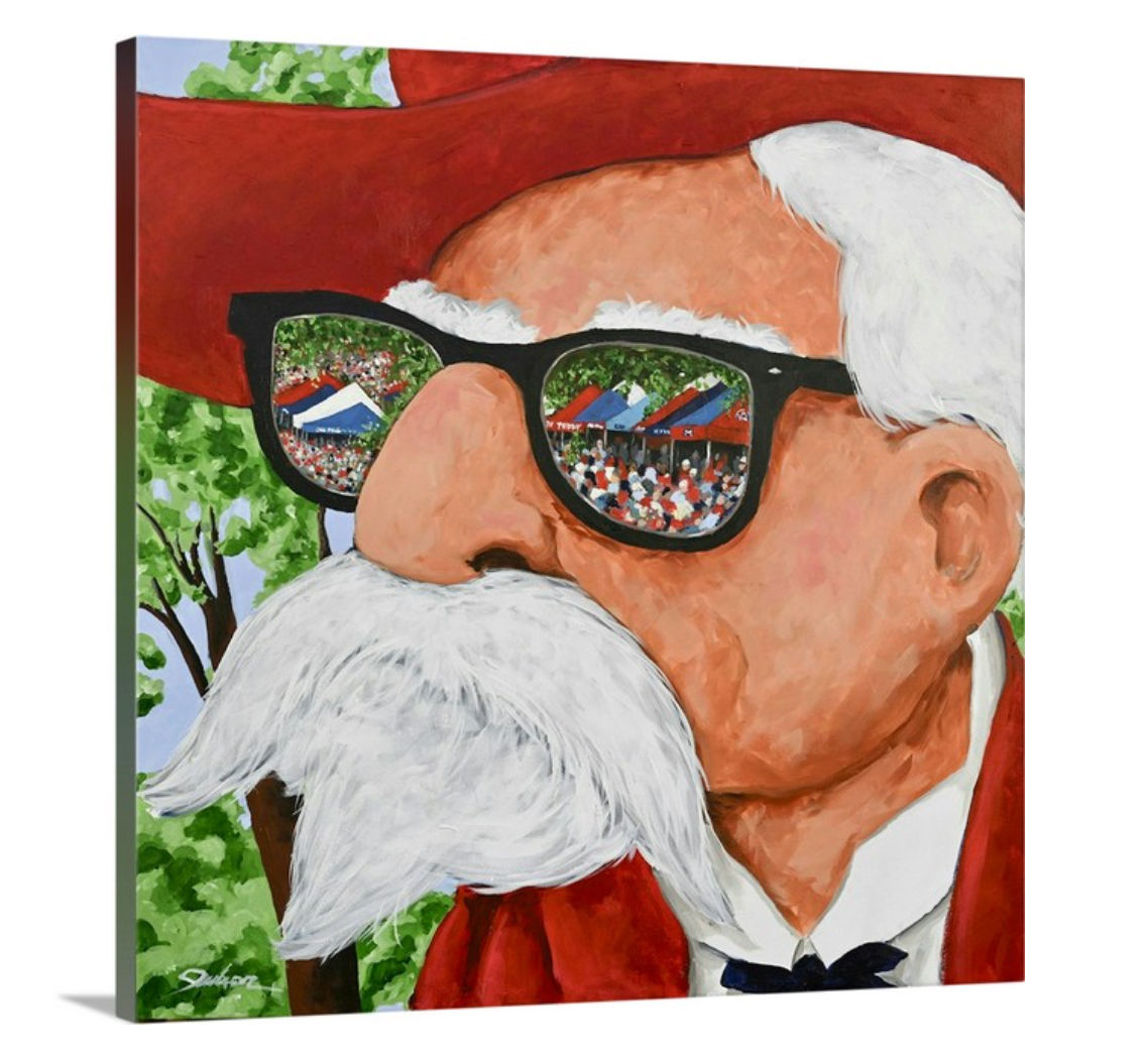 SEE YOU IN THE GROVE - 20" x 20" Canvas Reproduction