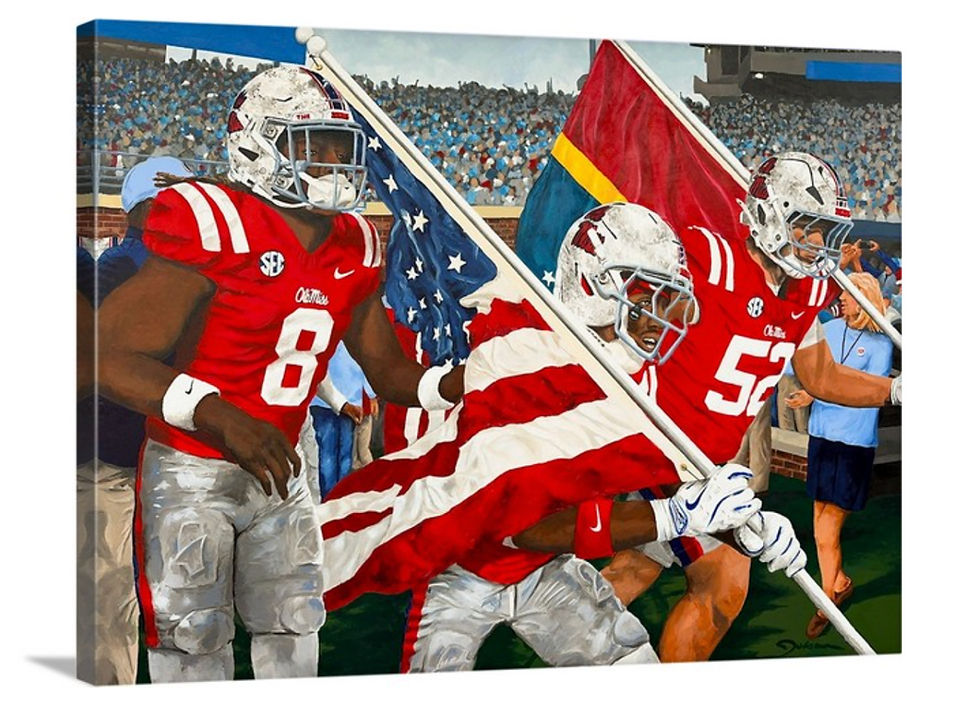 Thumbnail: REPRESENT - 20" x 16" Canvas Reproduction