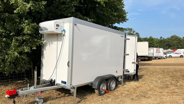 freezer trailer at festival