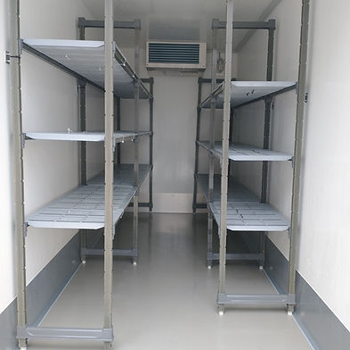 freezer trailer with racking for frankie and bennys