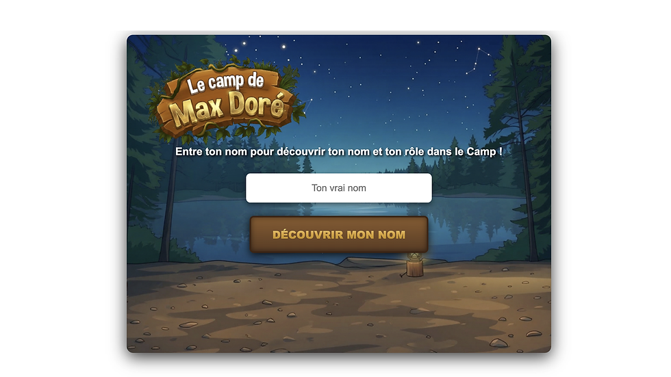 Trouve ton nom de Totem pour le Camp Max Doré (gratuti)