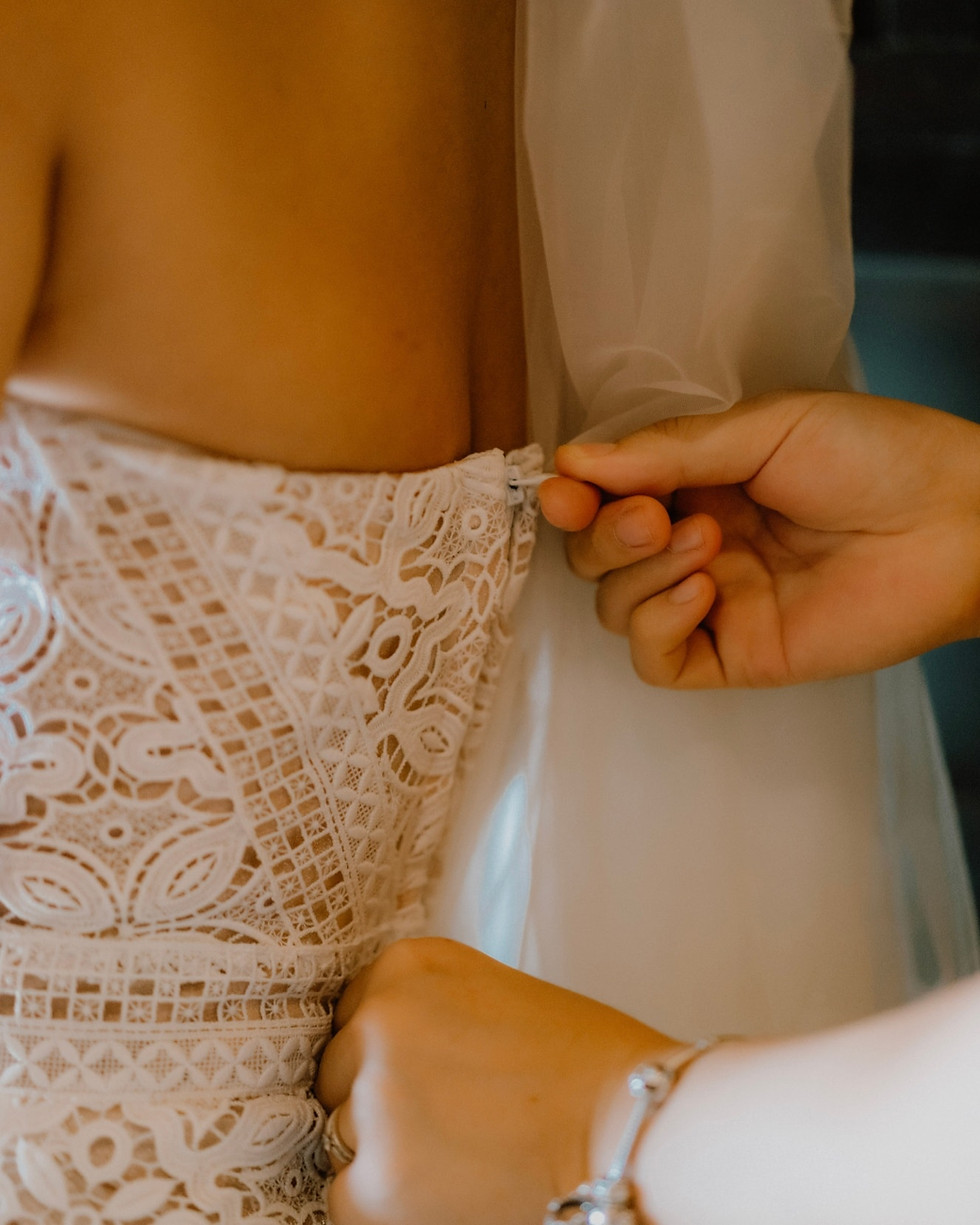 Thumbnail: Boho Bustier Lace dress