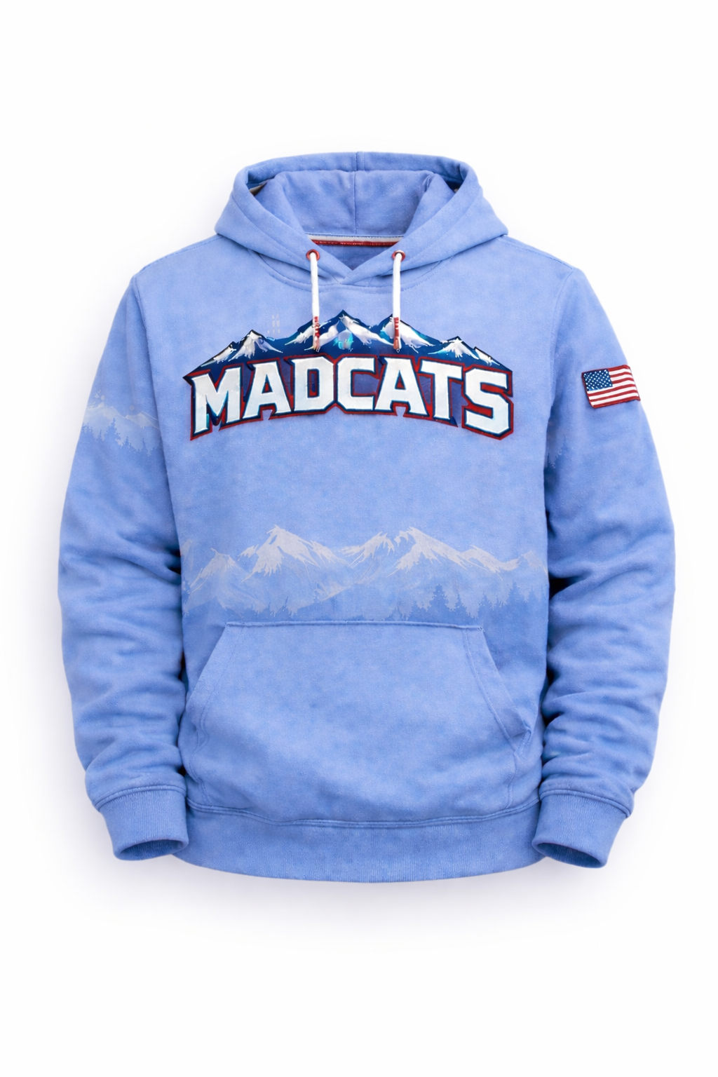 Madcats Powder Blue City Connect – Official Fan Hoodie (Adult)