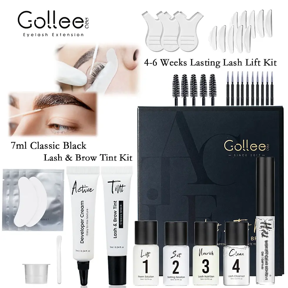 Thumbnail: Eyelash and Brow Tinting Perm Kit Black Lash Lifting Treatment