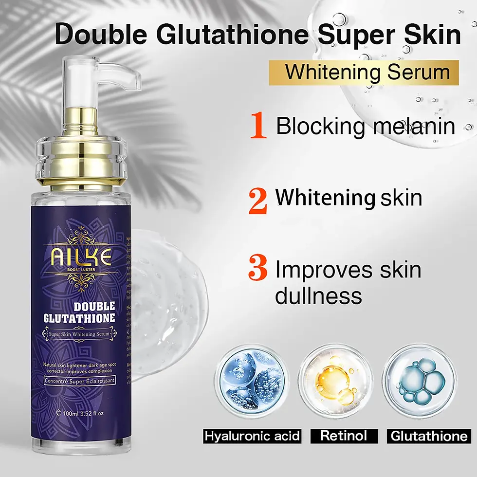 Thumbnail: Double Glutathione Whitening Kit for Women with Hydrating Cream and Serum