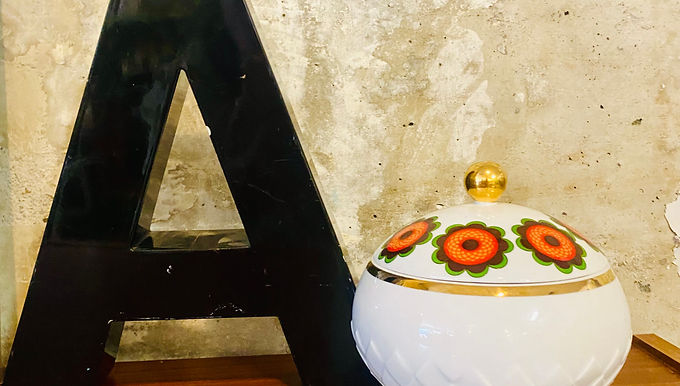 Vintage pot met deksel Bavaria Schumann Azrberg Retro decor