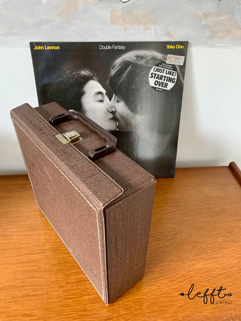 Vintage Koffer voor Singles 80's