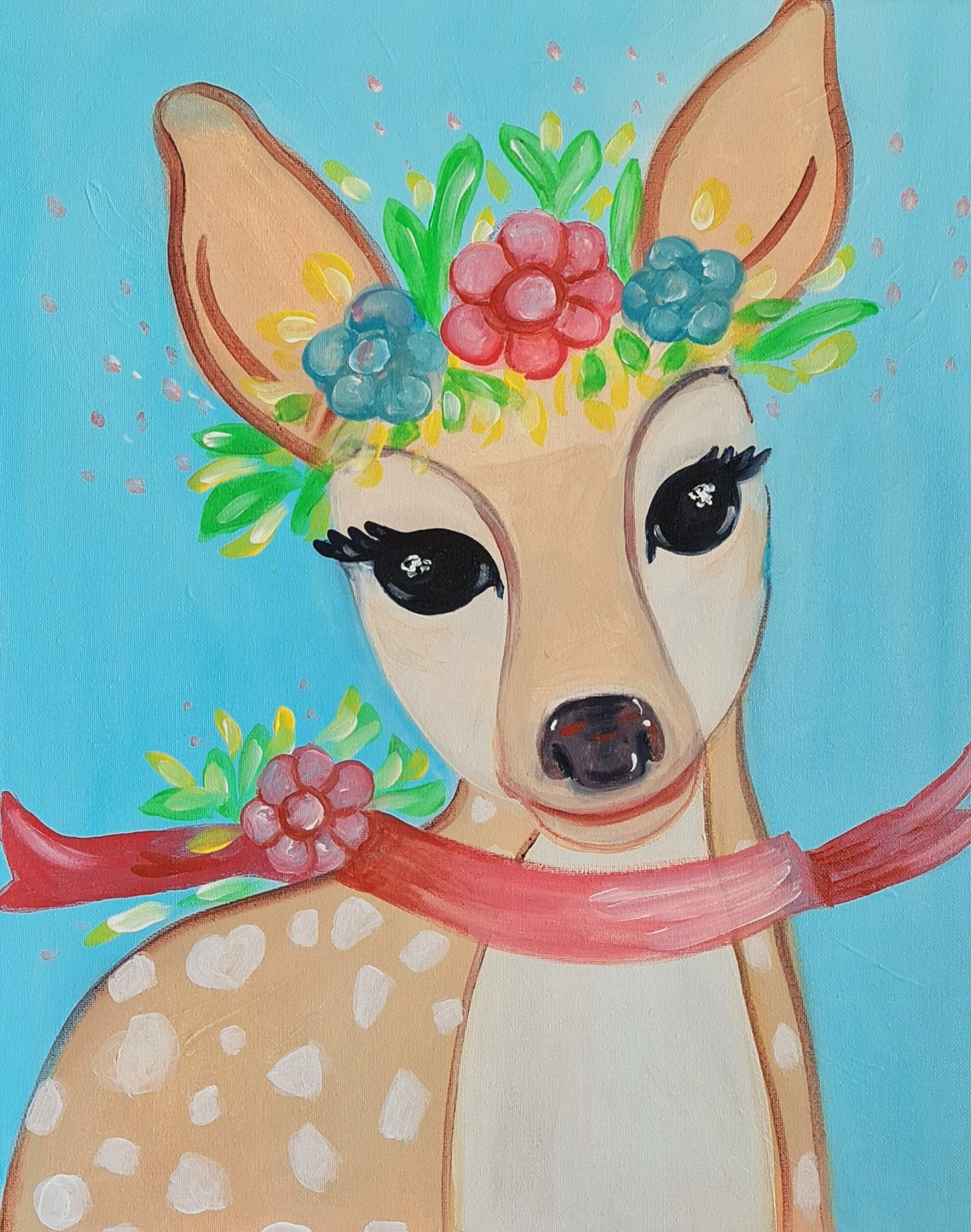 Floral Deer