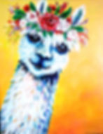 Floral Alpaca