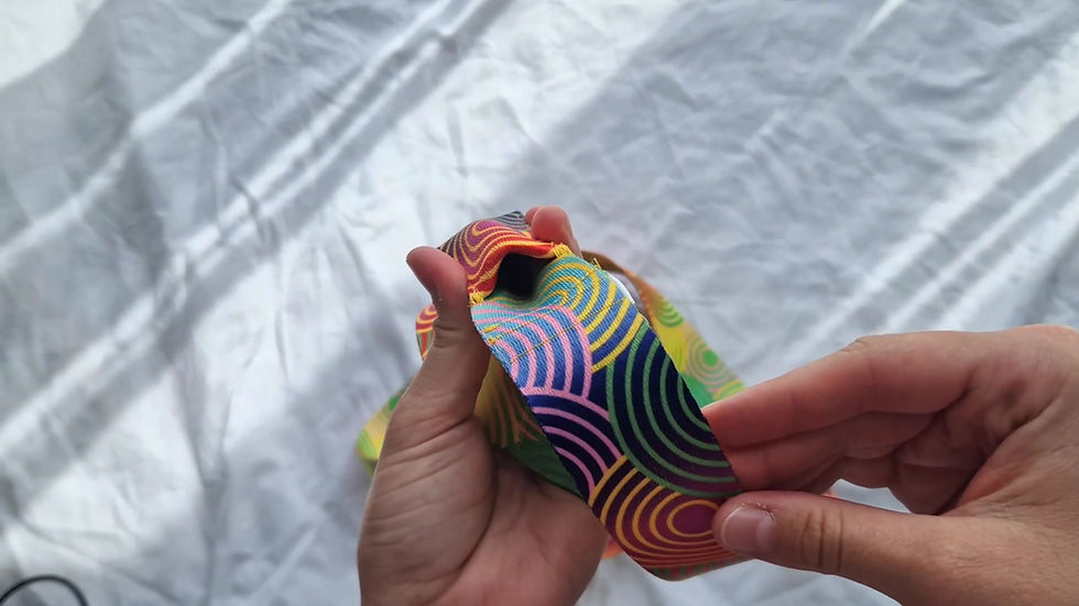 Thumbnail: Stringer - Archery Bow Stringer Rainbow Circle Pattern