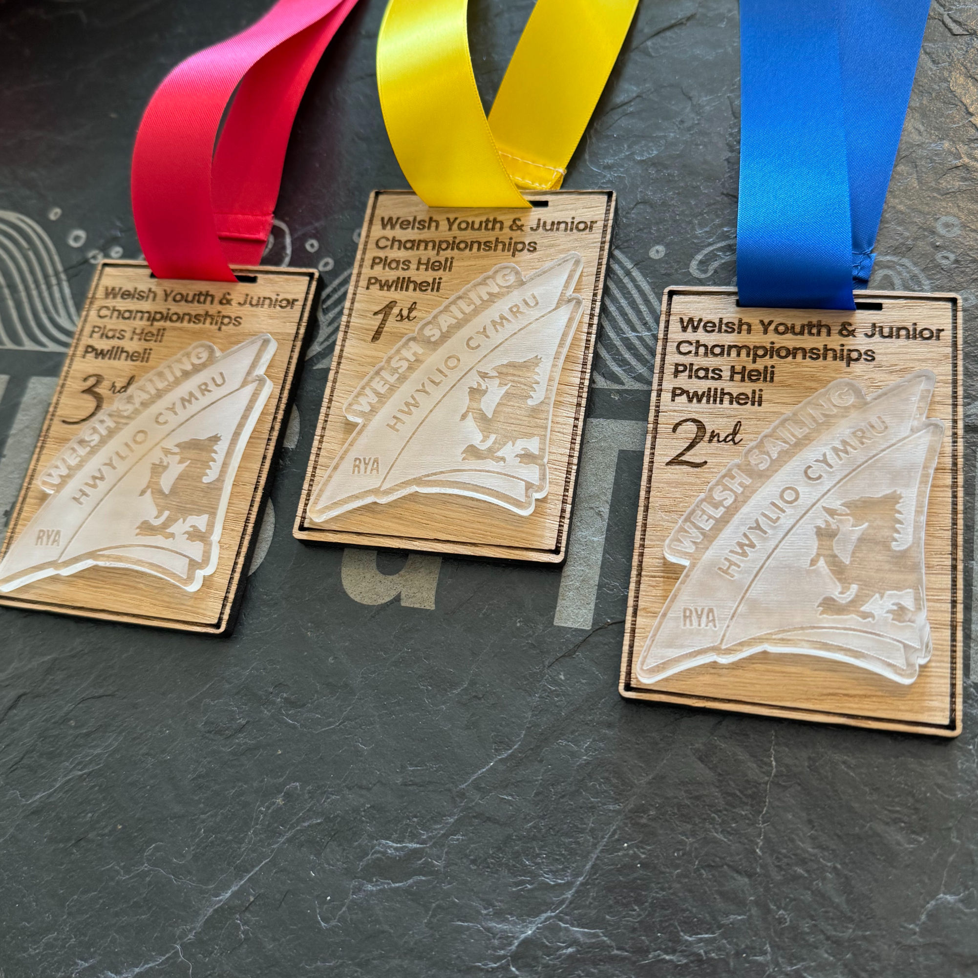 Twist Medal - Wooden and Acrylic