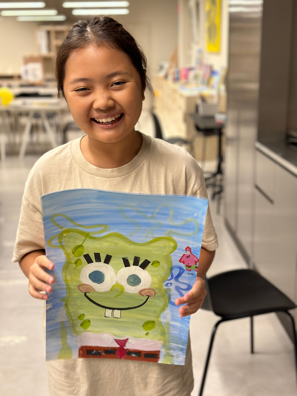 sponge bob painting