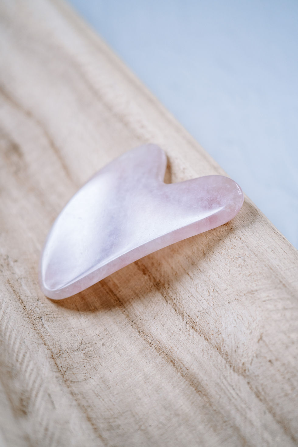 Thumbnail: Gua Sha Massage Stone-Rose Quartz