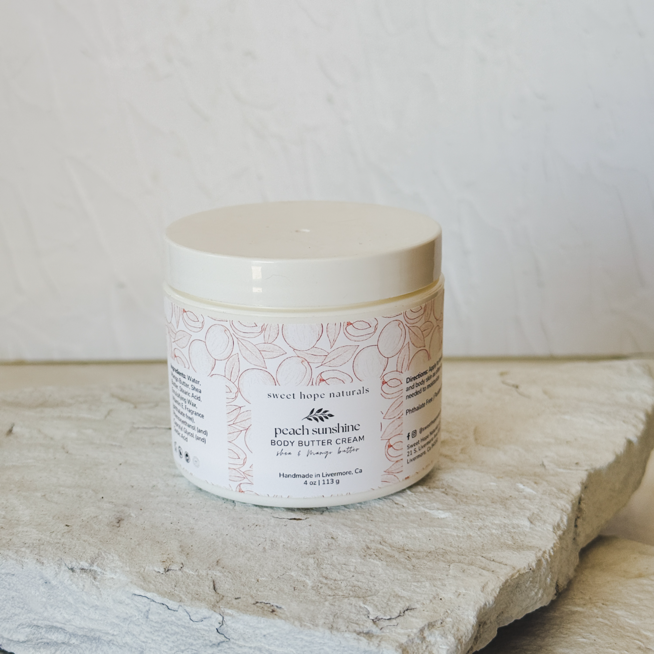 Peach Sunshine Body Butter Cream