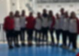 Parte del equipo femenino que participó en el Campeonato de Andalucía de Clubes ST 1ª División