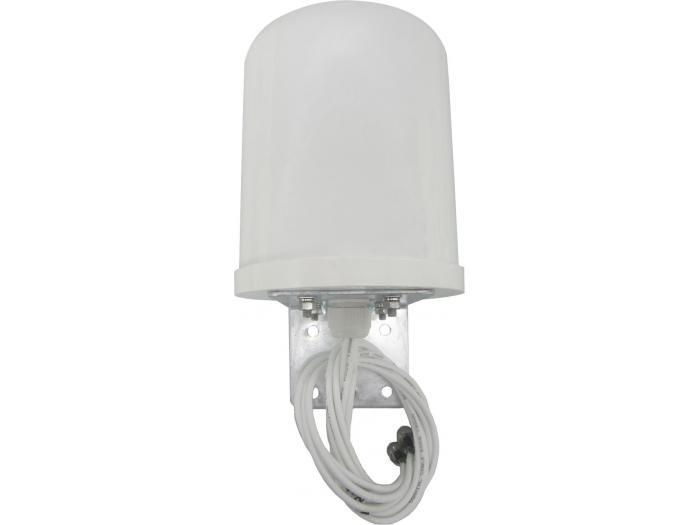 2.4/5 GHz 6 dBi Wi-Fi Omni Antenna with 4 RPSMA Male Connectors