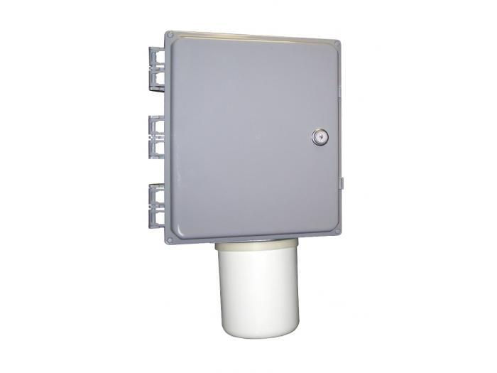 14" x 12" x 6" Enclosure with Solid Door, Key Lock, Integrated Omni Antenna, 4 R