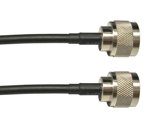 10' TWS195 Jumper with N-Style Male to N-Style Male Connectors