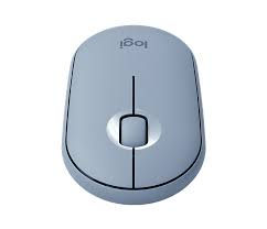 Miniatura: Mouse Inalámbrico Logitech PEBBLE M350 Gris Azulado
