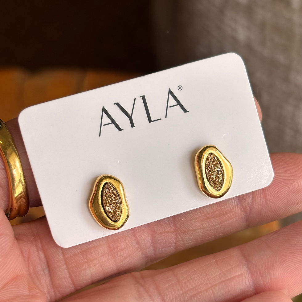 Miniatura: Aretes Isis Dorado 