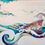 Miniature : 《逆流而上．浪中舞》雙聯作 “Against the Current, Dancing in the Waves” — Diptych