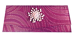 PearlQueenAnnPlumStardustEnvelopeClutch