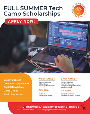 Ruth Mendoza Marketing - Tech Camps Scholarship Flyer