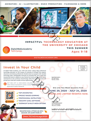 Ruth Mendoza Marketing - Tech Camps Direct Mail Piece