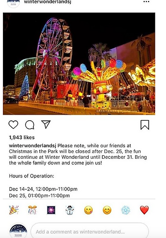 Ruth Mendoza Marketing - Winter Wonderland SJ