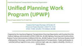 FY 26/27 - 27/28 UPWP Open For  Public Comment