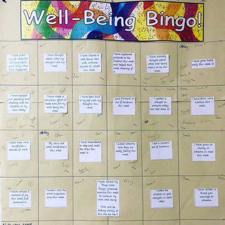 IDEA! Well-Being Bingo