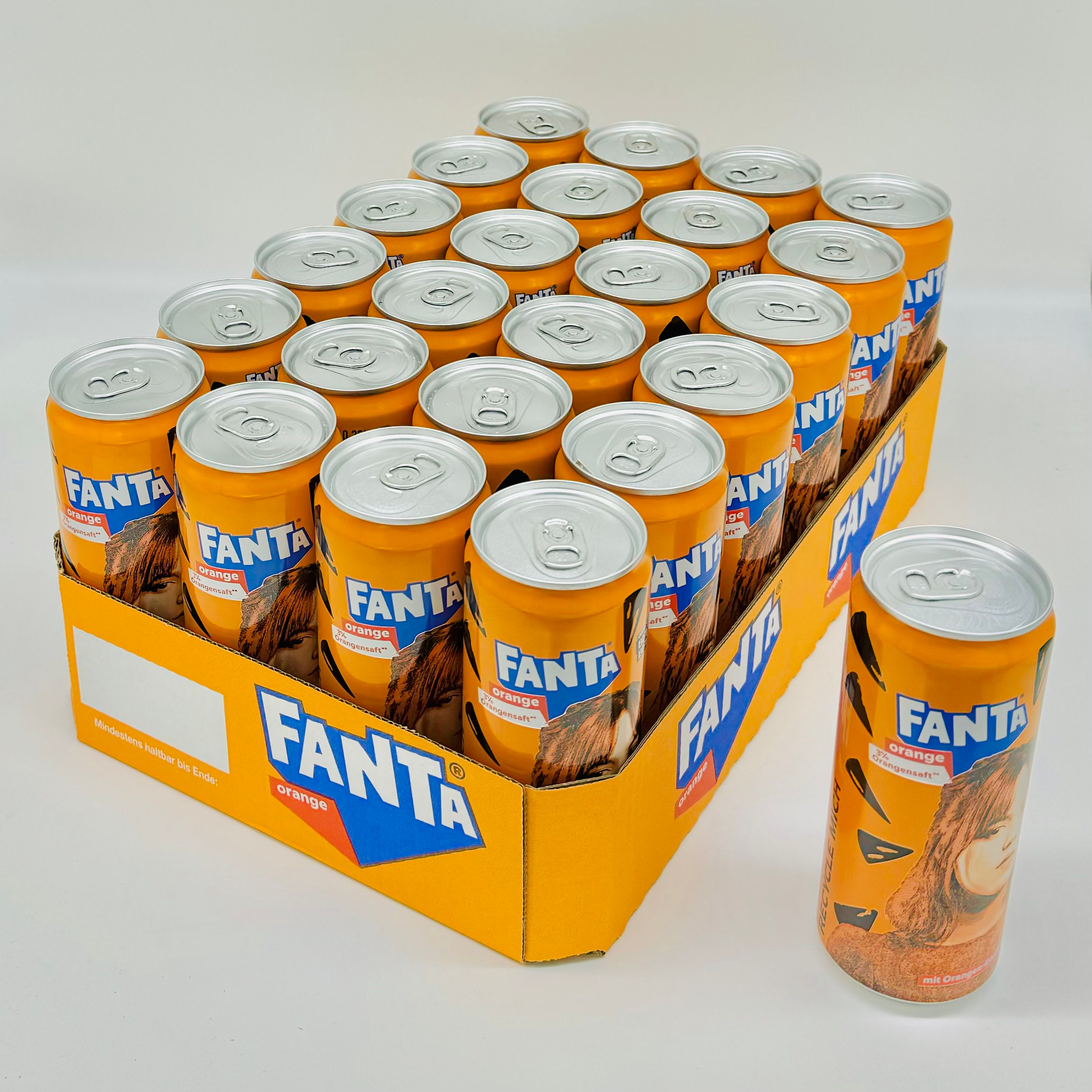 Fanta Orange (24 x 0,33l) – Der fruchtige Klassiker mit vollem Geschmack