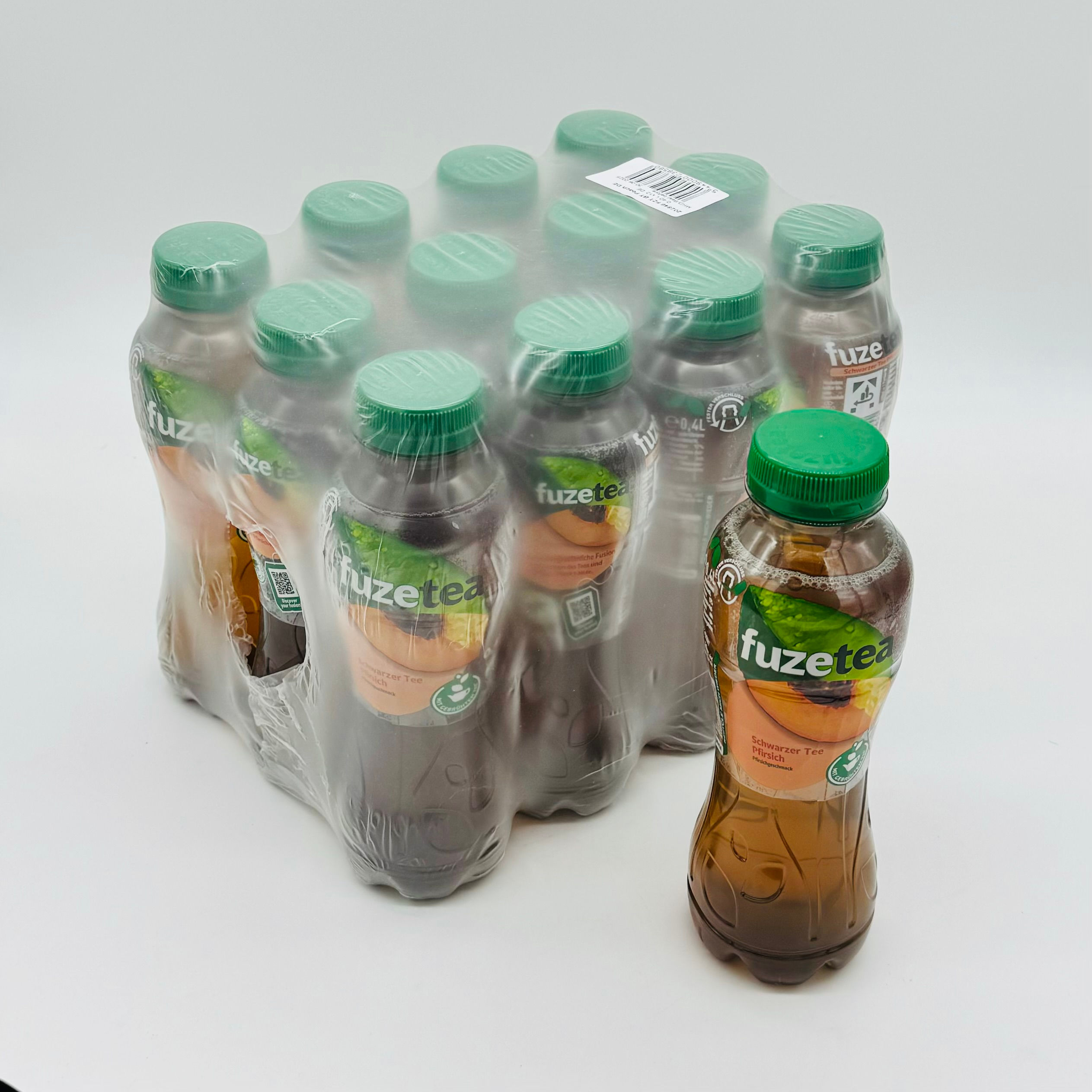 Fuze Tea Schwarzer Tee Pfirsich (12 x 0,4l) – Die perfekte Fusion